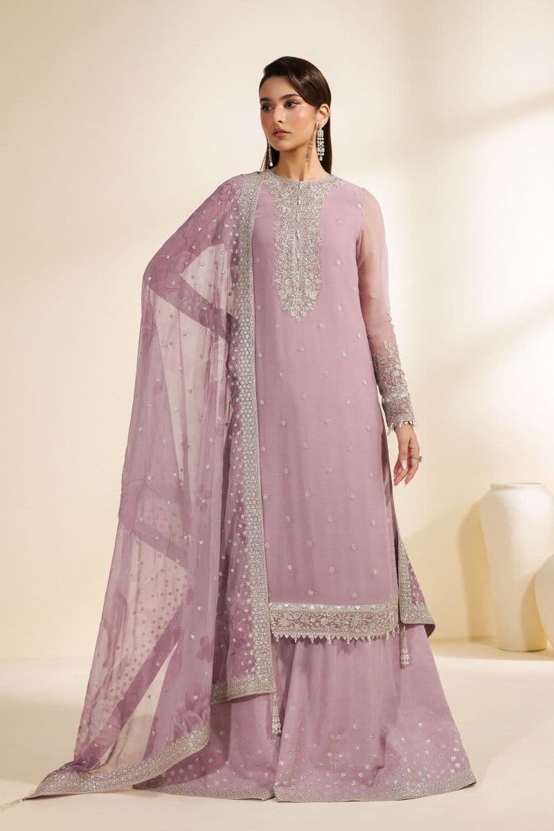Embroidered Chiffon Unstitched Suit thumbnail