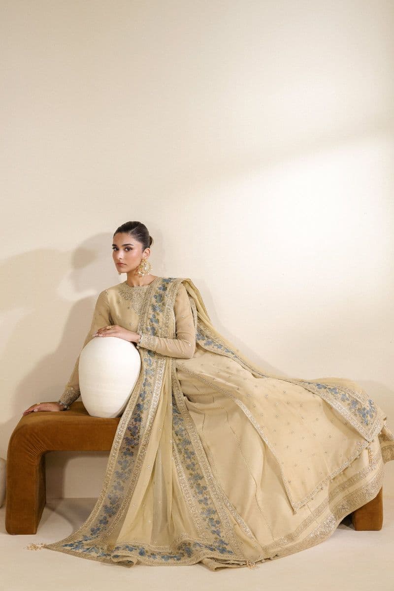 Embroidered Chiffon Unstitched Suit thumbnail