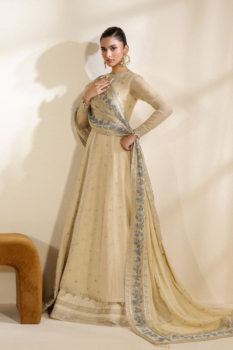 Embroidered Chiffon Unstitched Suit thumbnail