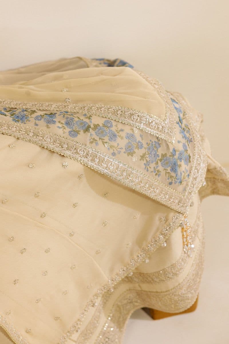 Embroidered Chiffon Unstitched Suit thumbnail