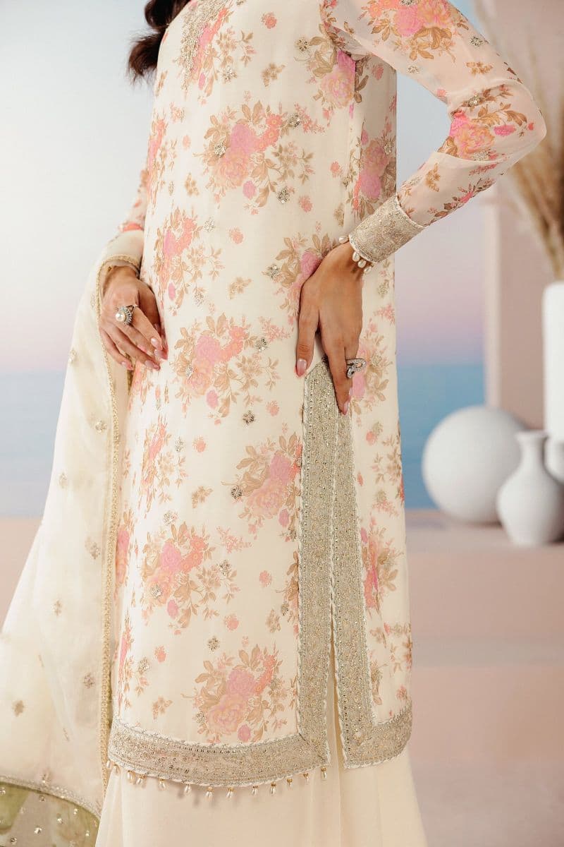 Embroidered Chiffon Unstitched Suit thumbnail