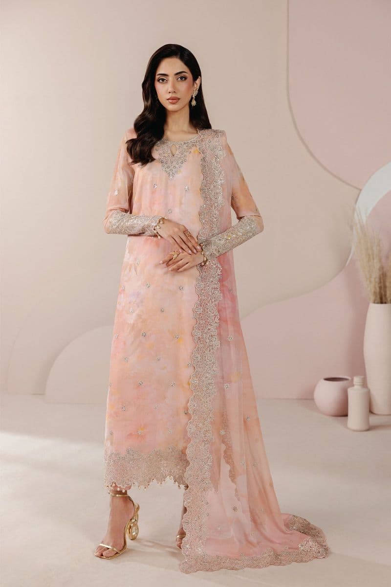 Embroidered Chiffon Unstitched Suit thumbnail
