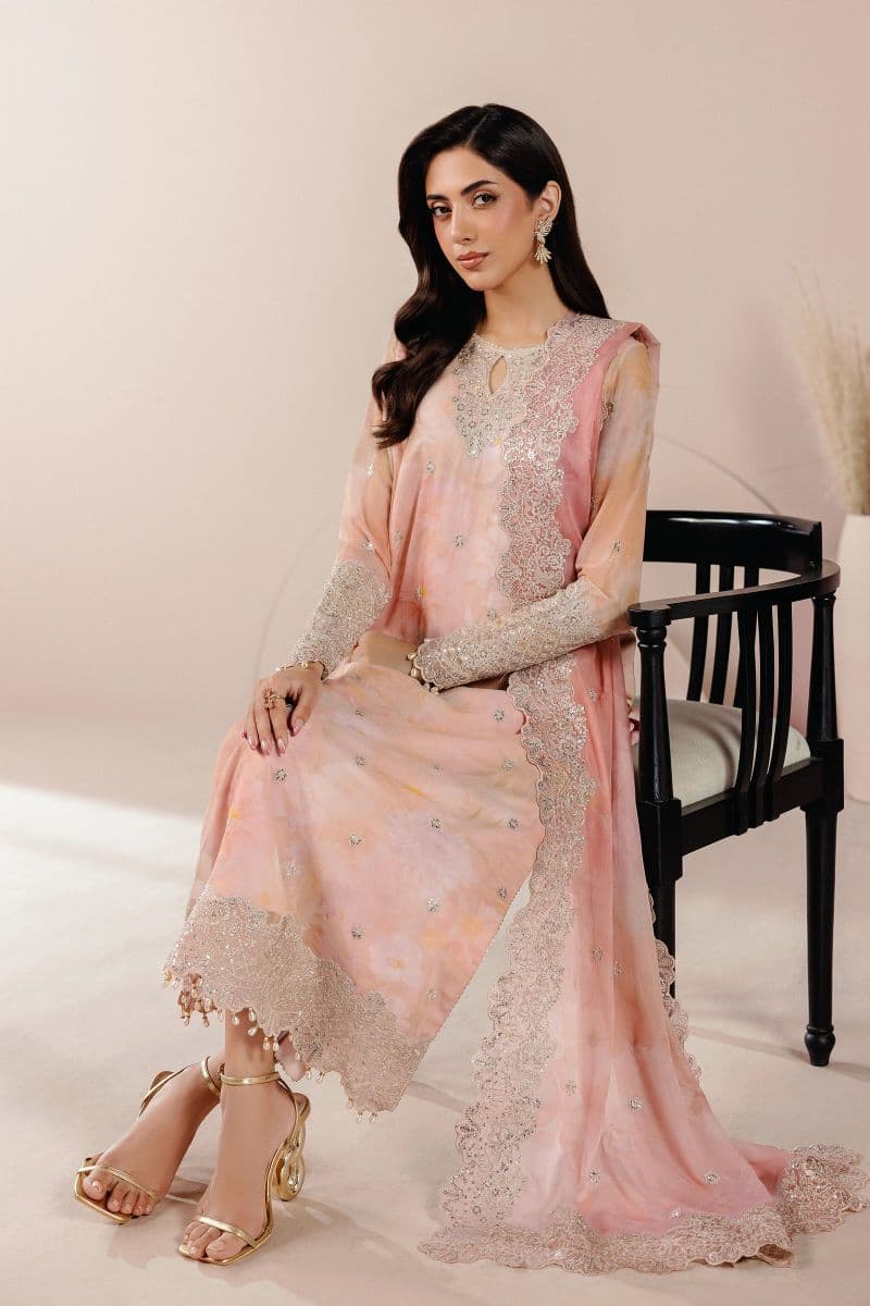 Embroidered Chiffon Unstitched Suit thumbnail