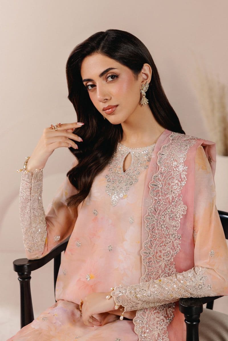 Embroidered Chiffon Unstitched Suit thumbnail
