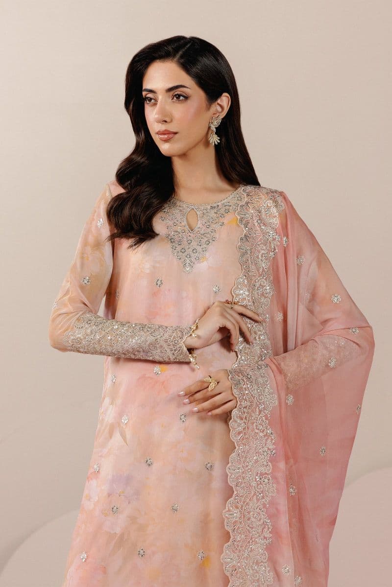Embroidered Chiffon Unstitched Suit thumbnail