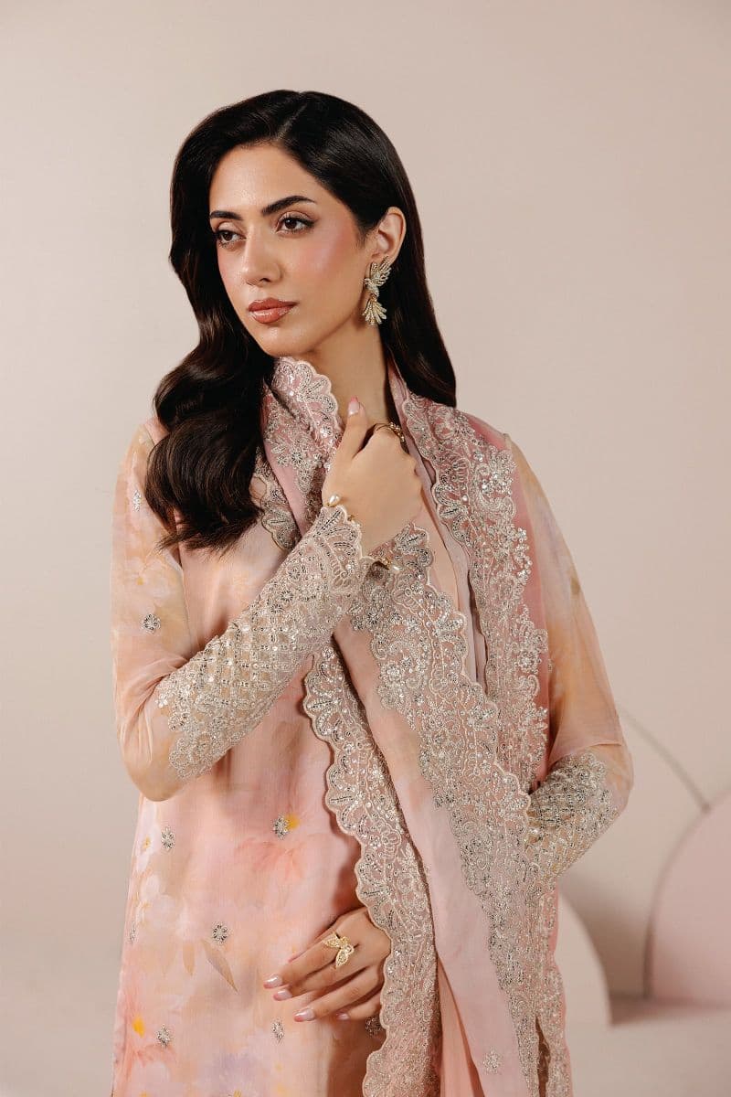 Embroidered Chiffon Unstitched Suit thumbnail