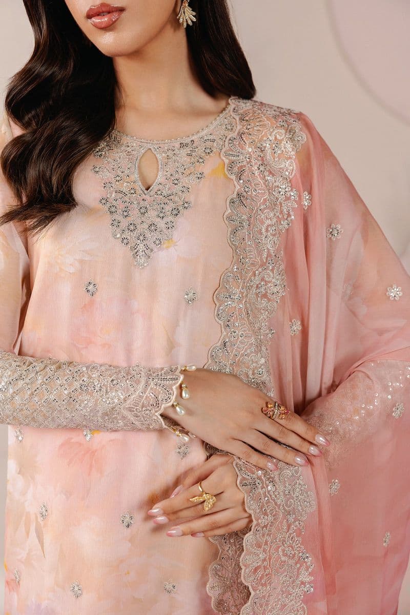 Embroidered Chiffon Unstitched Suit thumbnail