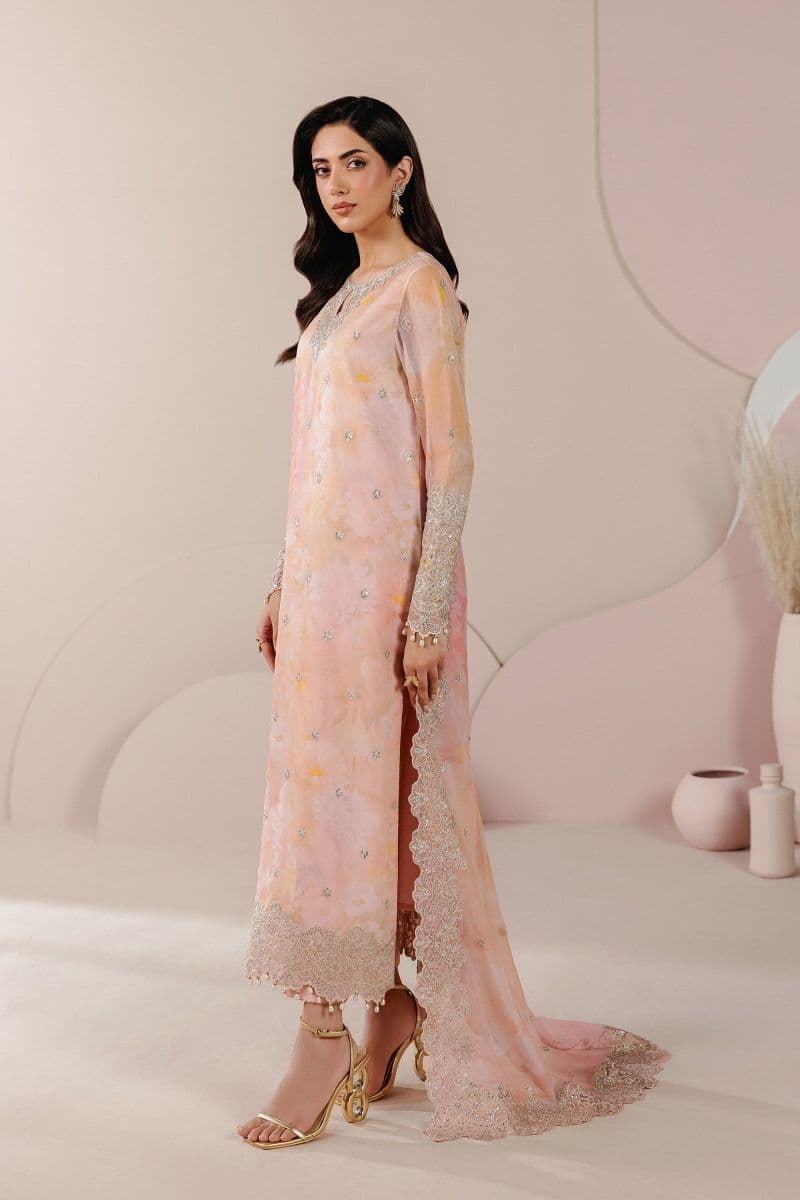 Embroidered Chiffon Unstitched Suit thumbnail