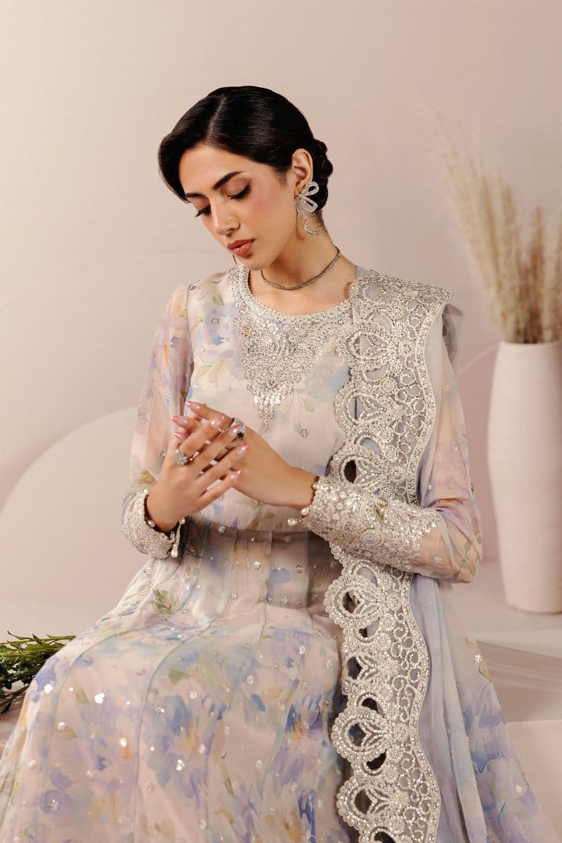 Embroidered Chiffon Unstitched Suit thumbnail