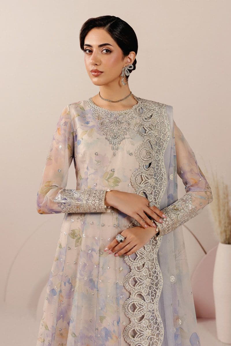 Embroidered Chiffon Unstitched Suit thumbnail