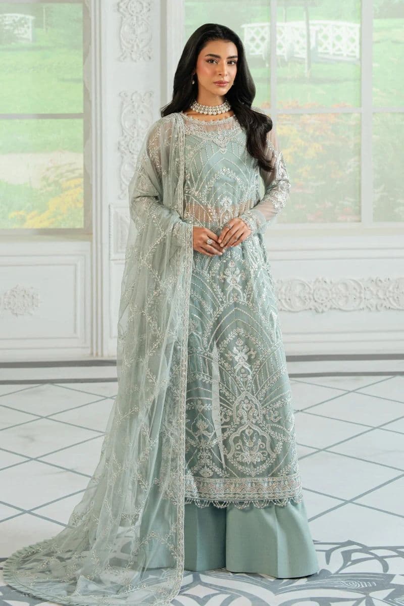 Embroidered Raw Silk Ready-to-Wear Suit (ZRI-01) thumbnail
