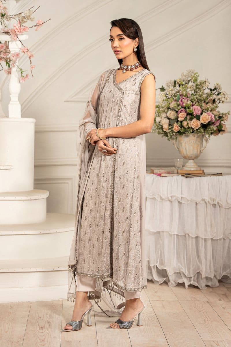 Embroidered Raw Silk Ready-to-Wear Suit (ZFE-05) thumbnail