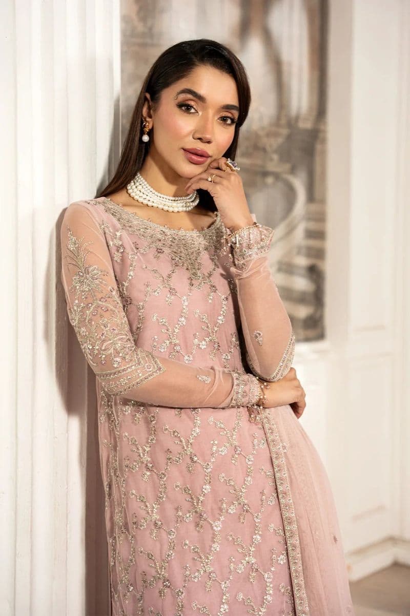 Embroidered Raw Silk Ready-to-Wear Suit (ZFE-03) thumbnail